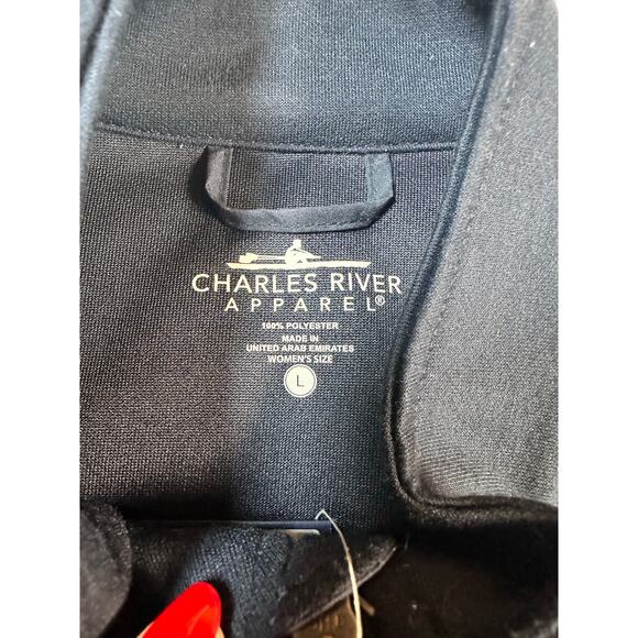 Charles River Apparel Women's Ashby Mixed Media Performance Vest Size Large NWT - Picture 2 of 7